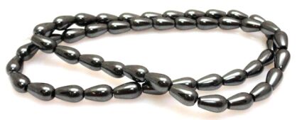 Hematyt  - kropla 8x5mm