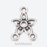 Łącznik, konektor, Baza na wisior, kolczyki 17,5x12mm - 2