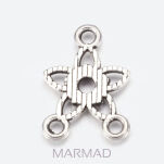 Łącznik, konektor, Baza na wisior, kolczyki 17,5x12mm - 3