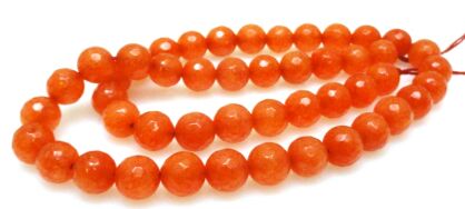 Jadeit fasetowany - kula 8mm