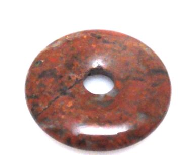 Jaspis - na zawieszkę - donut 30mm