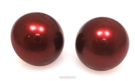 Guziki - moneta 9mm - perłowe