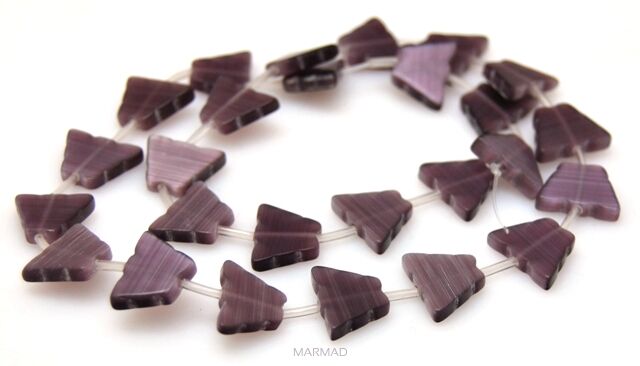 Uleksyt - motyl 12x10mm - fioletowy