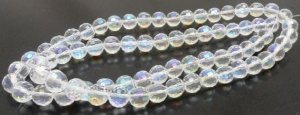Kryształki fasetowane - kula 7mm - crystal AB