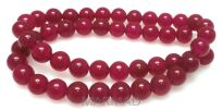Jadeit fuksja - kula 8mm