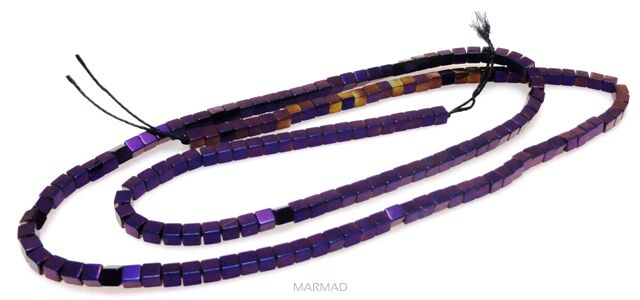 Hematyt fioletowy - kostka 2x2mm