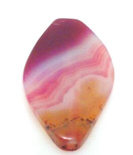 Agat na zawieszkę - markiza 44x25x5mm