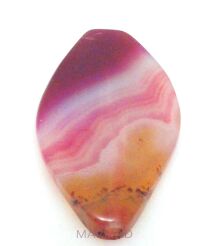 Agat na zawieszkę - markiza 44x25x5mm