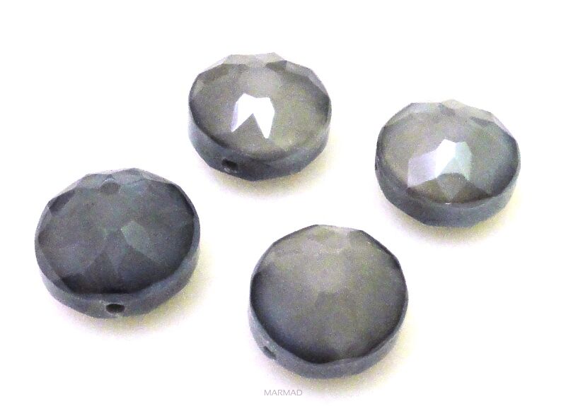 Kryształ fasetowany - moneta 14mm