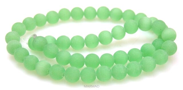 Uleksyt matowy jasno zielony - kule 8mm