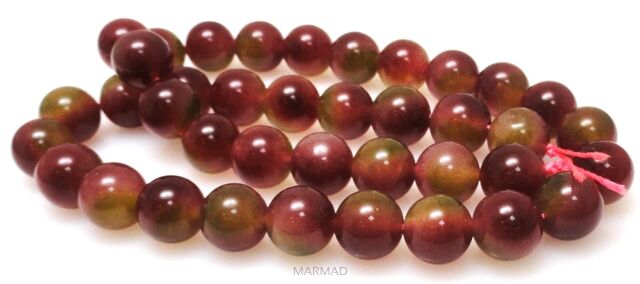 Agat - kula 10mm - turmalinowy