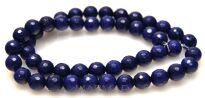 Jadeit fasetowany - kula 8mm - granatowy - 3