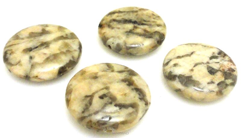 Jaspis tygrysi - moneta 25mm