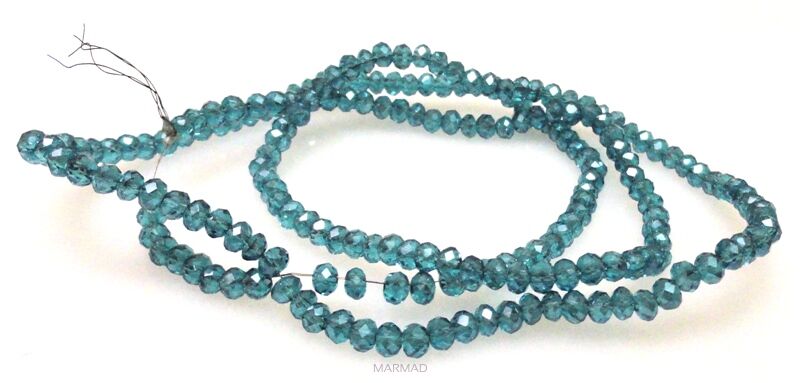 Kryształki fasetowane - oponki 3x2mm