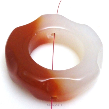 Agat na wisior - donut 47mm