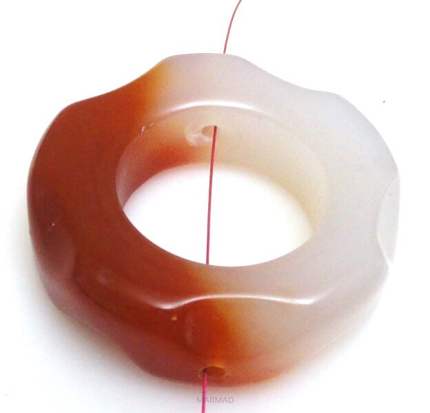 Agat na wisior - donut 47mm