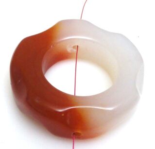 Agat na wisior - donut 47mm