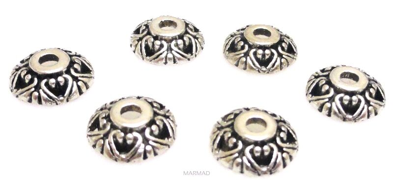 Czapeczki bali na korale 9mm