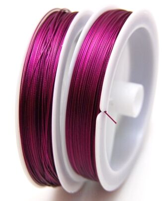 Linka jubilerska fioletowa- średnica 0,45mm