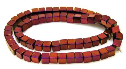 Hematyt - kostka 6x6mm