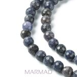 Szafir naturalny fasetowany - kula 6mm