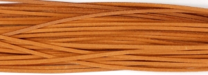 Rzemień skórzany brązowo rudy - grubość 1x3mm