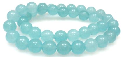 Jadeit - kula 10mm - niebieski