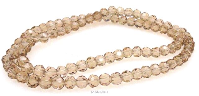 Kryształki fasetowane - kula 4mm