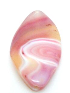 Agat na zawieszkę - markiza 46x24x7mm