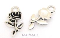 Zawieszka - róża 20x10mm