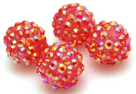 Akryl - kula 15mm - różowe