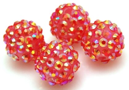 Akryl - kula 15mm - różowe