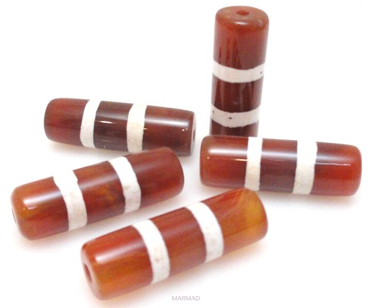 Agat karneolowy - walec 30x10mm