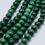 Malachit naturalny - kula 6mm- klasa A