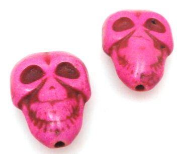 Howlit - czaszka 20x15mm - różowy