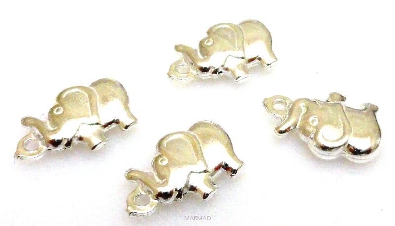 Zawieszka słoń 14x8mm - srebro 925
