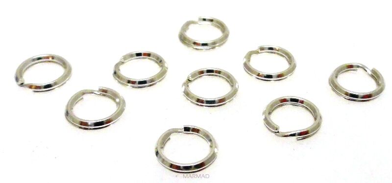 Kółka - ogniwka sprężynki 6mm - srebro 925