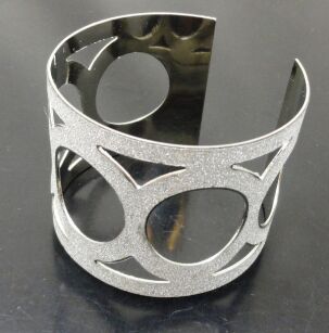 Bransoletka brokatowa obręcz