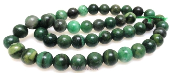 Jadeit afrykański zielony - kula 8,5mm