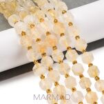 Cytryn naturalny - bicone beczułka 8x8mm - 2