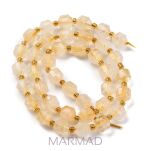 Cytryn naturalny - bicone beczułka 8x8mm - 3