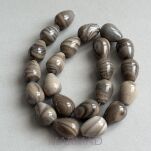 Krzemień pasiasty łza- 13x18mm - 2