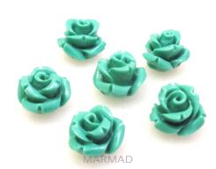 Koral - różyczka zielona 10mm