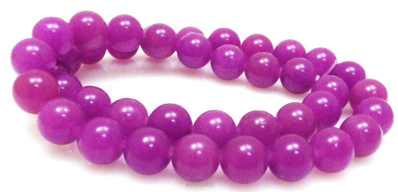 Jadeit - kula 10mm - fioletowy