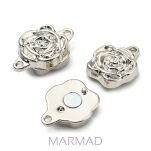 Zapięcie magnetyczne róża  18x 11,5mm