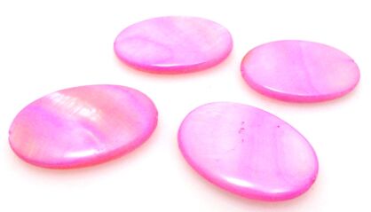 Muszla /Masa perłowa - owal 25x18mm