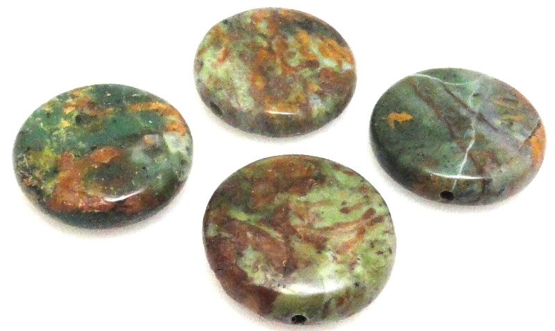 Jaspis impresja - moneta 20mm