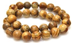 Jaspis obrazkowy - kula 12mm