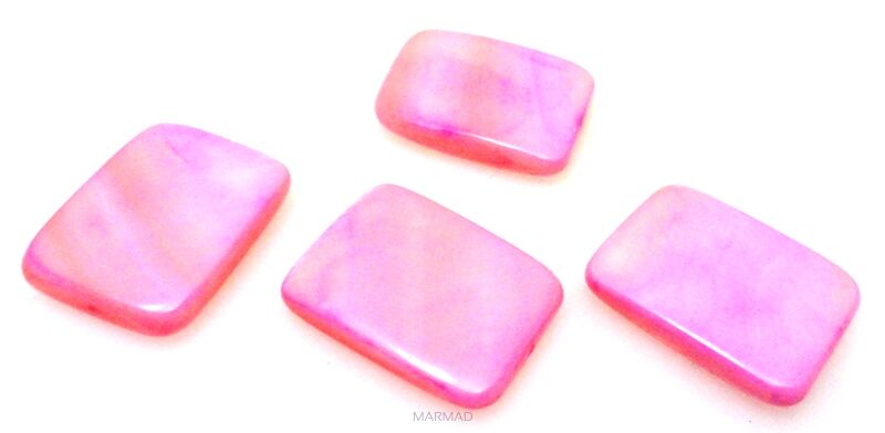 Muszla /Masa perłowa - prostokąt 20x15mm