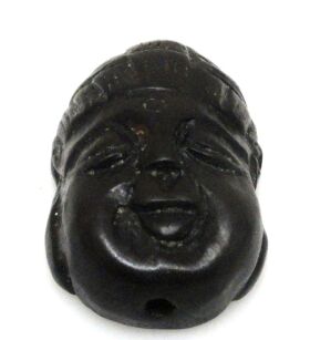 Heban - na wisior - głowa Buddy 48x30mm